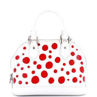 Louis Vuitton Alma Handbag Yayoi Kusama Infinity Dots Epi Leather BB