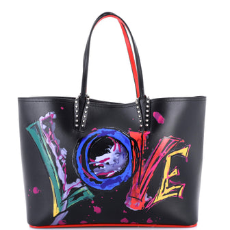Christian Louboutin Cabata East West Tote Printed Leather Large