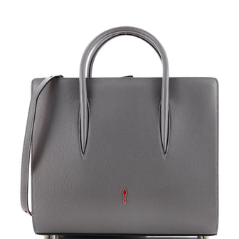 Christian Louboutin Paloma Tote Whipstitch Leather and Suede Medium