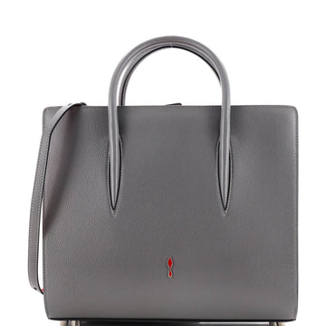 Christian Louboutin Paloma Tote Whipstitch Leather and Suede Medium