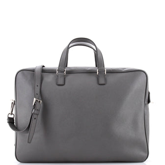 Prada Convertible Travel Briefcase Saffiano Leather