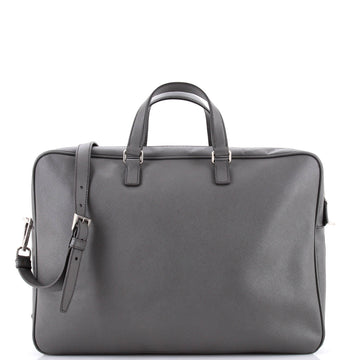 Prada Convertible Travel Briefcase Saffiano Leather