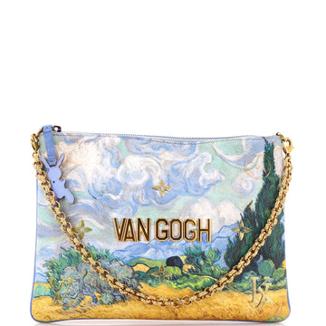 Louis Vuitton Pochette Clutch Limited Edition Jeff Koons Van Gogh Print Canvas