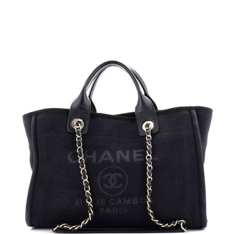 Chanel Deauville NM Tote Mixed Fibers Medium