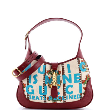 Gucci 100 Jackie 1961 Hobo Limited Edition Canvas Small