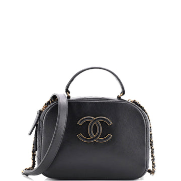 Chanel Coco Curve Vanity Case Calfskin and Quilted Goatskin Small