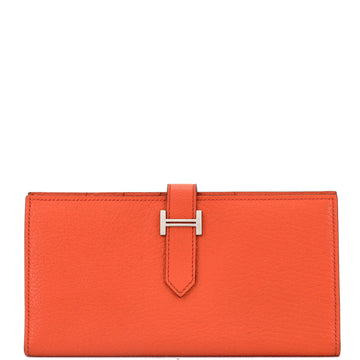 Hermes Bearn Wallet Chevre Mysore Long