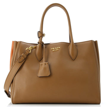 Prada Soft Bibliotheque Tote City Calfskin Medium