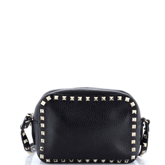 Valentino Garavani Rockstud Camera Crossbody Bag Leather