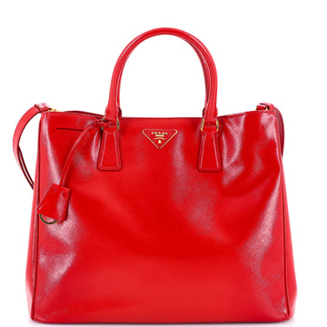 Prada Gardener's Tote Vernice Saffiano Leather Large