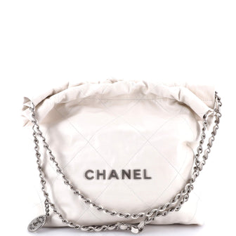 Chanel 22 Chain Hobo Quilted Calfskin Small