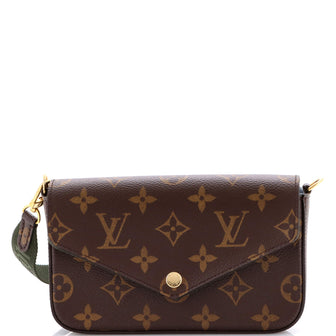 Louis Vuitton Felicie Strap & Go Handbag Monogram Canvas