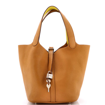 Hermes Eclat Picotin Lock Bag Clemence with Swift MM