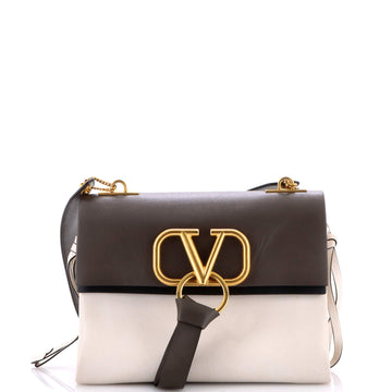 Valentino Garavani VRing Top Handle Bag Leather Small