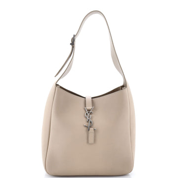 Saint Laurent Le 5 a 7 Supple Hobo Leather Small