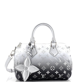 Louis Vuitton Speedy Bandouliere Bag Frost Gradient Monogram Nylon 25