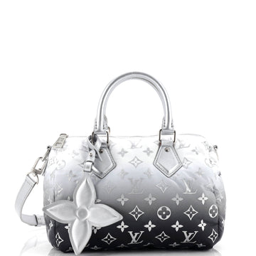 Louis Vuitton Speedy Bandouliere Bag Frost Gradient Monogram Nylon 25