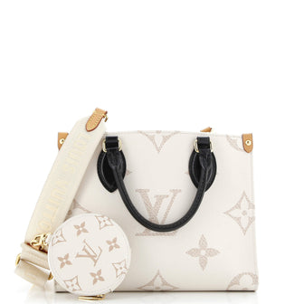 Louis Vuitton OnTheGo Tote Monogram Dune Canvas PM