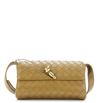 Bottega Veneta Andiamo Shoulder Bag Intrecciato Leather