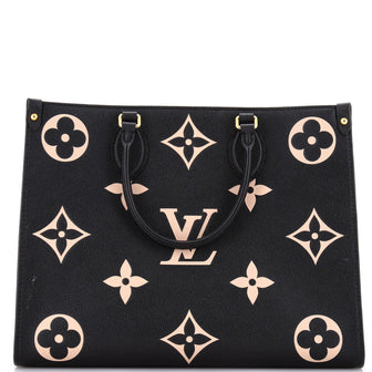 Louis Vuitton OnTheGo Tote Bicolor Monogram Empreinte Giant MM