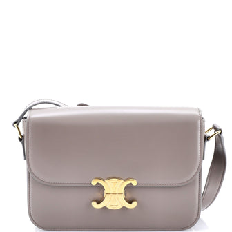 Celine Triomphe Shoulder Bag Smooth Calfskin Medium