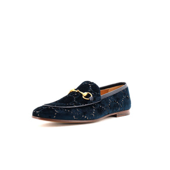 Gucci Men's Jordaan Loafers GG Velvet