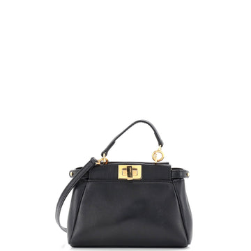 Fendi Peekaboo Bag Leather Micro
