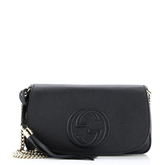 Gucci Soho Chain Crossbody Bag Leather Medium