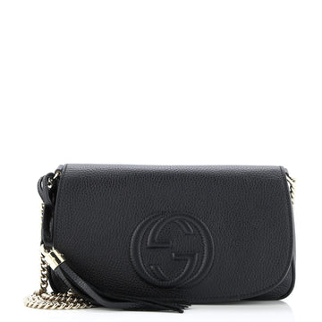 Gucci Soho Chain Crossbody Bag Leather Medium