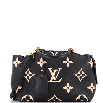 Louis Vuitton Petit Palais Handbag Bicolor Monogram Empreinte Giant