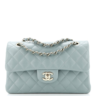 Chanel Classic Double Flap Bag Quilted Caviar Small