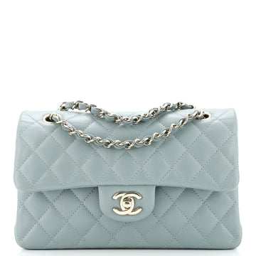 Chanel Classic Double Flap Bag Quilted Caviar Small