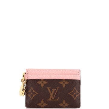 Louis Vuitton LV Charms Card Holder Monogram Canvas and Leather