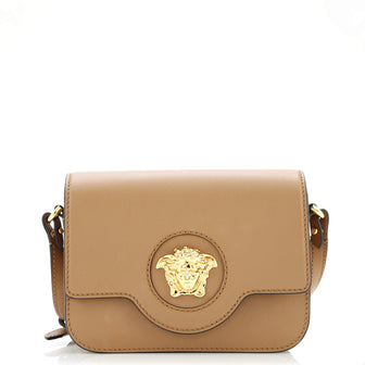 Versace La Medusa Flap Shoulder Bag Leather Small