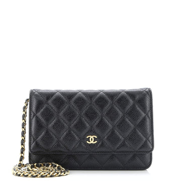 Chanel Wallet on Chain Quilted Caviar