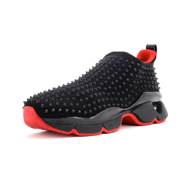 Christian Louboutin Men's Spike Sock Sneakers Spiked Neoprene