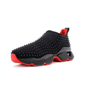 Christian Louboutin Men's Spike Sock Sneakers Spiked Neoprene