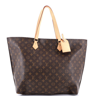 Louis Vuitton All In Handbag Monogram Canvas MM