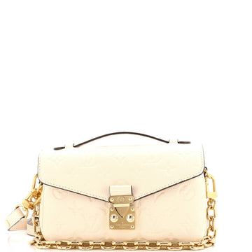 Louis Vuitton Pochette Metis Monogram Empreinte Leather East West