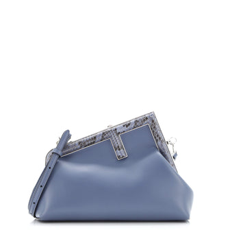 Fendi First Bag Leather with Python Small