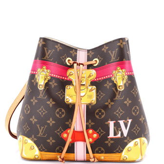 Louis Vuitton NeoNoe Handbag Limited Edition Summer Trunks Monogram Canvas