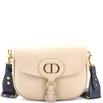 Christian Dior Bobby Flap Bag Leather Large