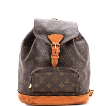 Louis Vuitton Vintage Montsouris Backpack Monogram Canvas MM