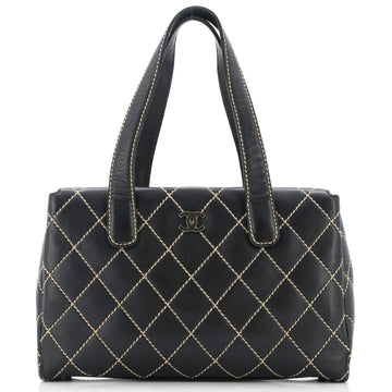 Chanel Surpique Tote Quilted Leather Medium