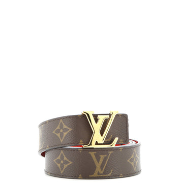 Louis Vuitton LV Initiales Belt Monogram Canvas Thin