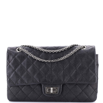 Chanel Reissue 2.55 Flap Bag Quilted Caviar 227