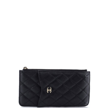 Chanel Classic Phone Case Pouch Quilted Caviar