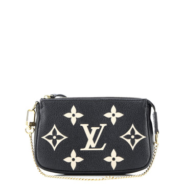 Louis Vuitton Pochette Accessoires Bicolor Monogram Empreinte Giant Mini