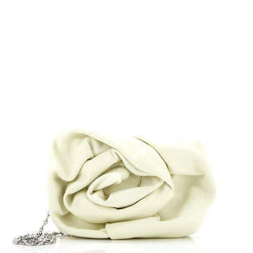 Burberry Rose Chain Clutch Leather