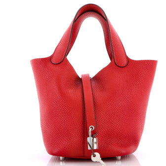 Hermes Picotin Lock Bag Clemence PM